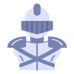 Knight Flat Multicolor Icon