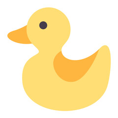 Rubber Duck Flat Multicolor Icon
