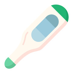 Thermometer Flat Multicolor Icon
