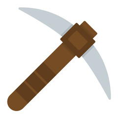 Pickaxe Flat Multicolor Icon