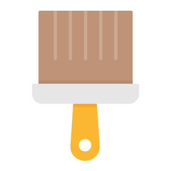 Paint Brush Flat Multicolor Icon