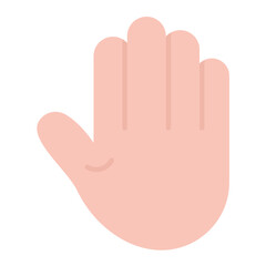 Hand Flat Multicolor Icon