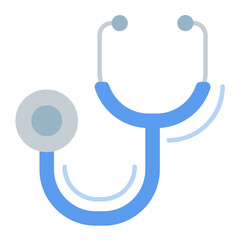 Stethoscope Flat Multicolor Icon