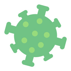 Virus Flat Multicolor Icon