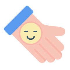 Friendly Flat Multicolor Icon