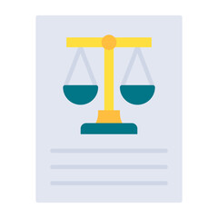 Judgement Flat Multicolor Icon