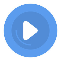 Motion Graphics Flat Multicolor Icon