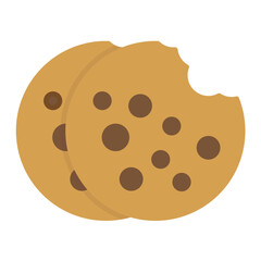 Cookie Flat Multicolor Icon
