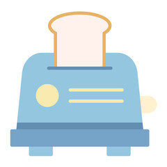 Toaster Flat Multicolor Icon