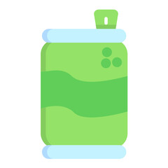 Soda Flat Multicolor Icon