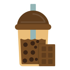Smoothie Flat Multicolor Icon