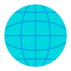 Worldwide Flat Multicolor Icon
