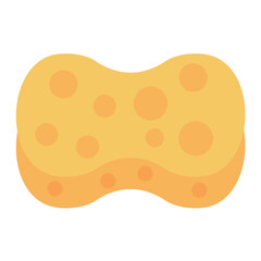 Sponge Flat Multicolor Icon