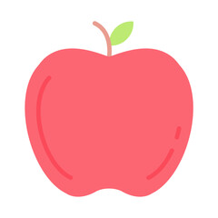 Apple Flat Multicolor Icon