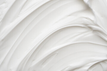 Obraz premium White lotion beauty skincare cream texture cosmetic product background