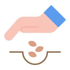 Seeding Flat Multicolor Icon