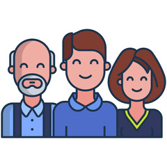 Fototapeta premium Family icon