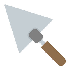 Trowel Flat Multicolor Icon