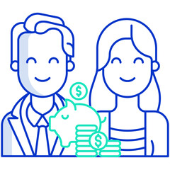 investment Couple icon