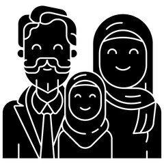 Fototapeta premium Family icon