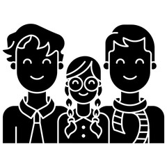 Fototapeta premium Family icon