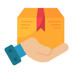 Delivery Flat Multicolor Icon