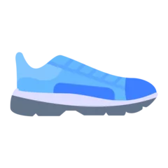 Foto op Plexiglas Shoes Flat Multicolor Icon © SAMDesigning