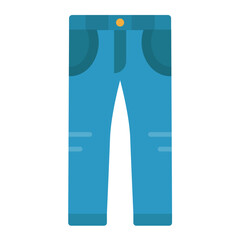 Pants Flat Multicolor Icon