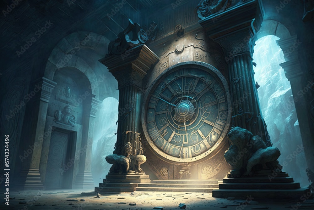 Poster mysteries shrouded in time: discovering the secrets of the ancient chambers generative ai