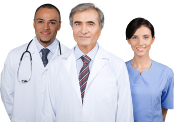 Portrait of a Nurse and Doctors