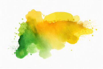 An Illustration of a Fun, Expressive Watercolor Paint Mark With an Explosion of Color, Movement and Artistic Flair