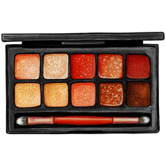 Watercolor makeup eyeshadow palette