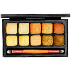 Watercolor makeup eyeshadow palette