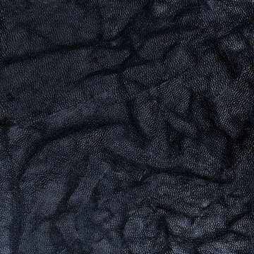 Closeup detail of black leather texture background. High resolution photo.