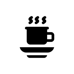 coffee cup glyph icon