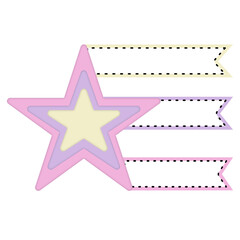 Pastel Star Banner