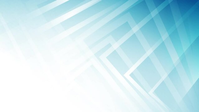 Abstract creative motion white stripe on gradient blue background. Video animation Ultra HD 4k footage.