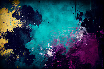 Seamless texture of an abstract background with the image of chaos in various colors. Conceptual wallpaper. Grunge and vintage style. Can be used as a background or wallpaper	
