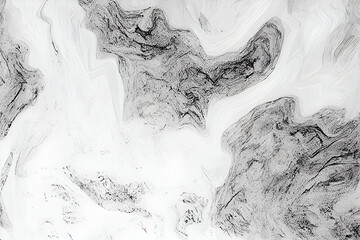 Seamless texture of an abstract background with a pattern of black and white chaos. Abstract black and white watercolor background texture with grunge brush strokes