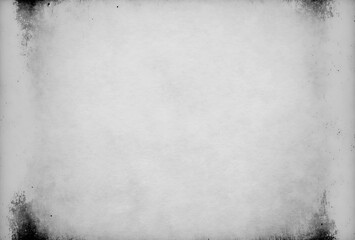 Sheet of paper with torn edges on background Texture of old, vintage paper, scratches, cracks, damaged corners, chaotic abstract stains. AI generated. Transparent background. PNG