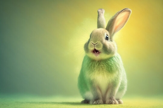 Oster Hase, Frohe Ostern, Illustration, Osterei