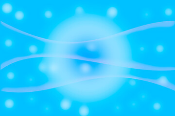 Bokeh image colorful blue white blur, elegant blue background