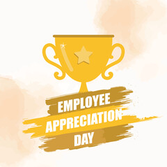 Employee Appreciation Illustration, modern background vector illustration