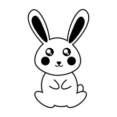 Obraz na płótnie Canvas Cute rabbit