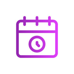deadlines gradient icon