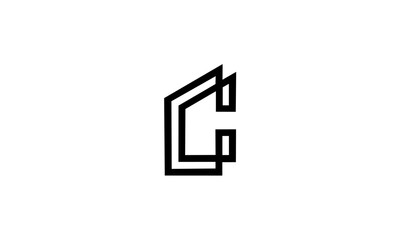 abstarct alphabet C logo
