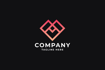 Digital Love Pro Logo Template
