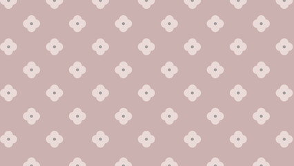 Pink seamless pattern with flowers