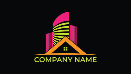 Real estate building logo Design