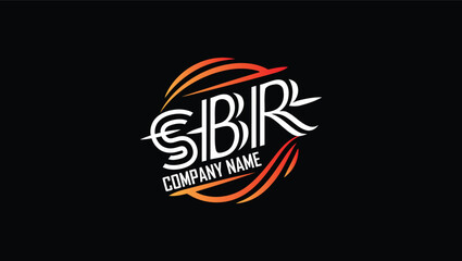 Simple Modern SBR Logo Design